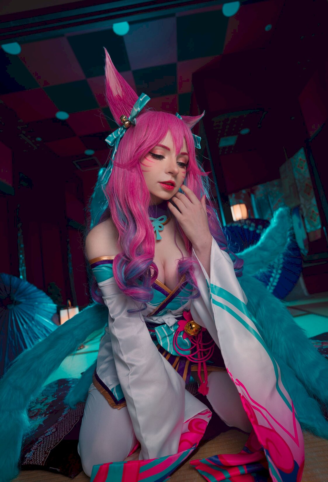 /142P ߾ϸͼ  ofegends] ŮNo.Peach ɫ˿ Ahri[League [Coserд] milkyPeachmilkyKDA P.13