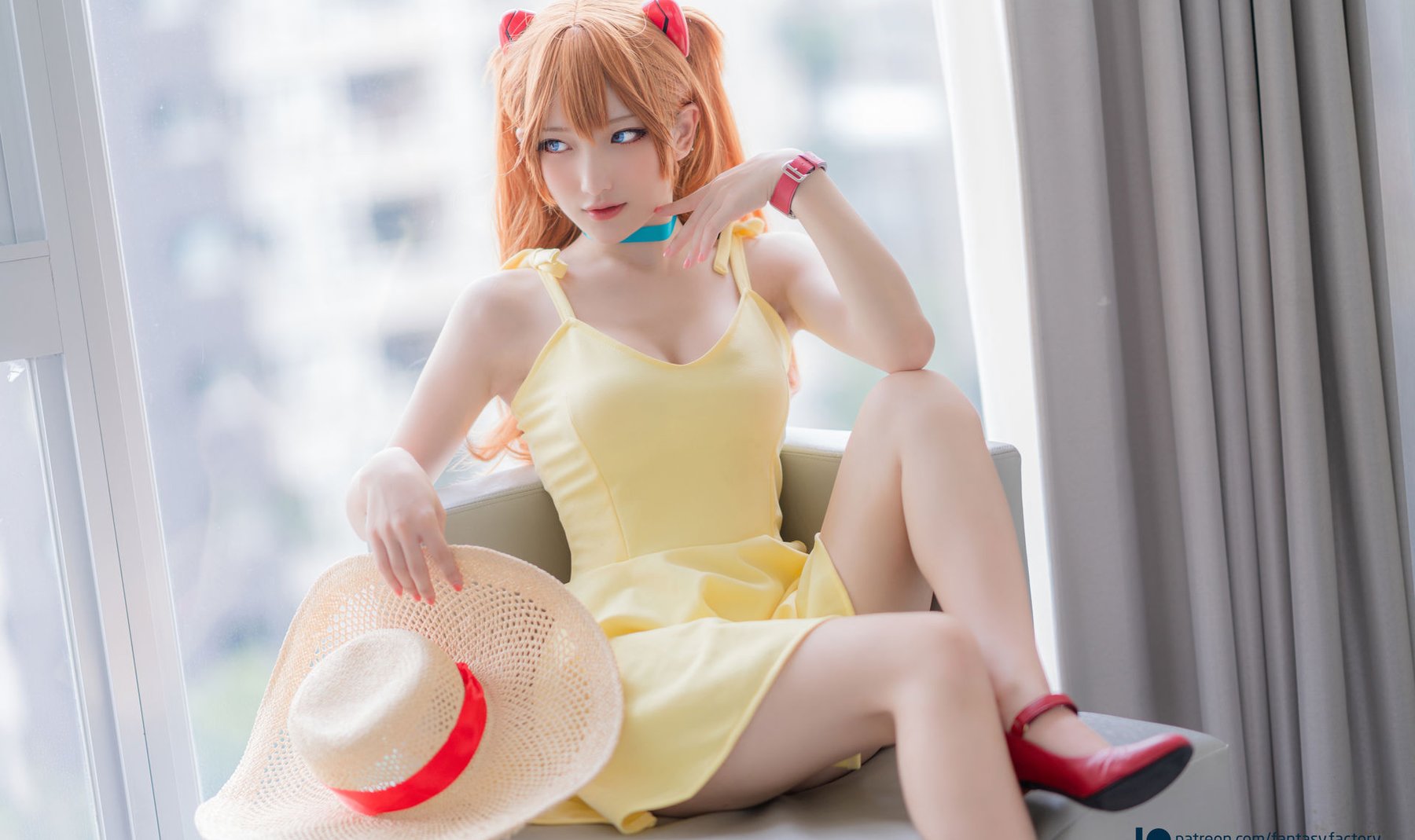 Yellow Asuka δӰӰ СDing Dress P.1 