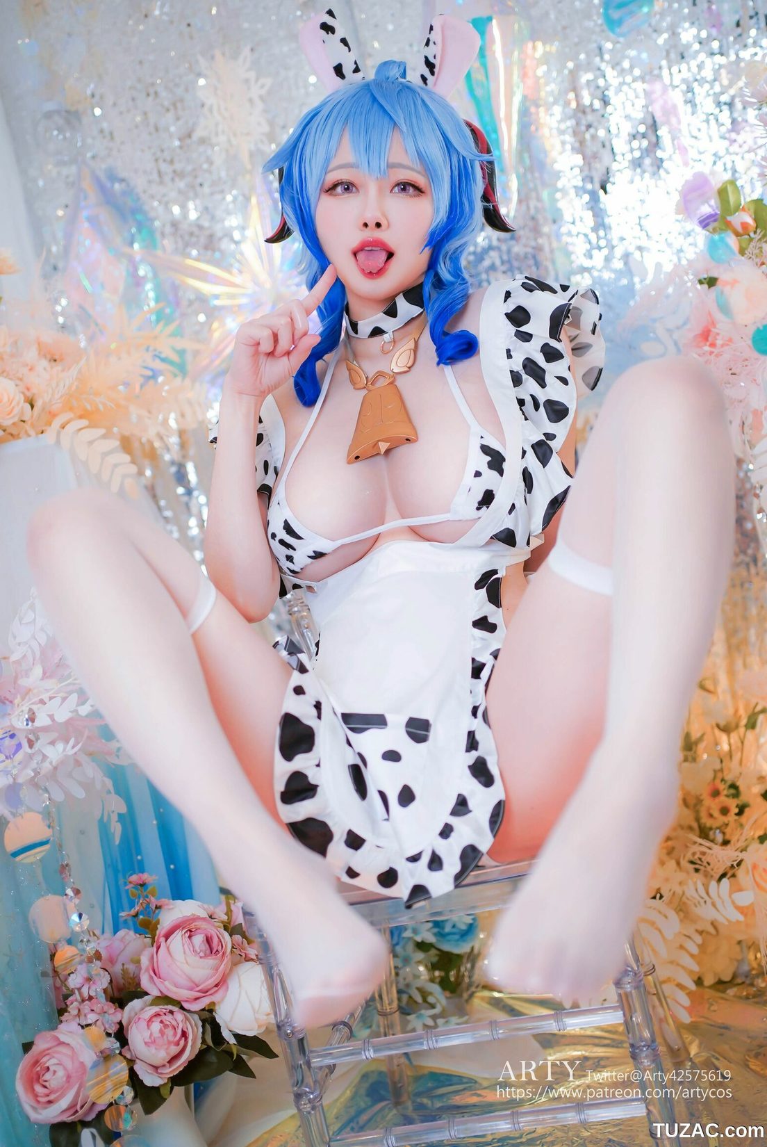 ŮдArty Cow Huang Ganyu Arty cosplay ͼ P.4